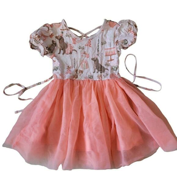 Bella & Omi Puppy Dog Party Dress - Picture 1 of 8
